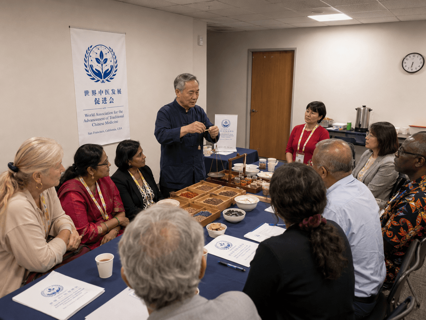 Academic exchange session with WAATCM participants
